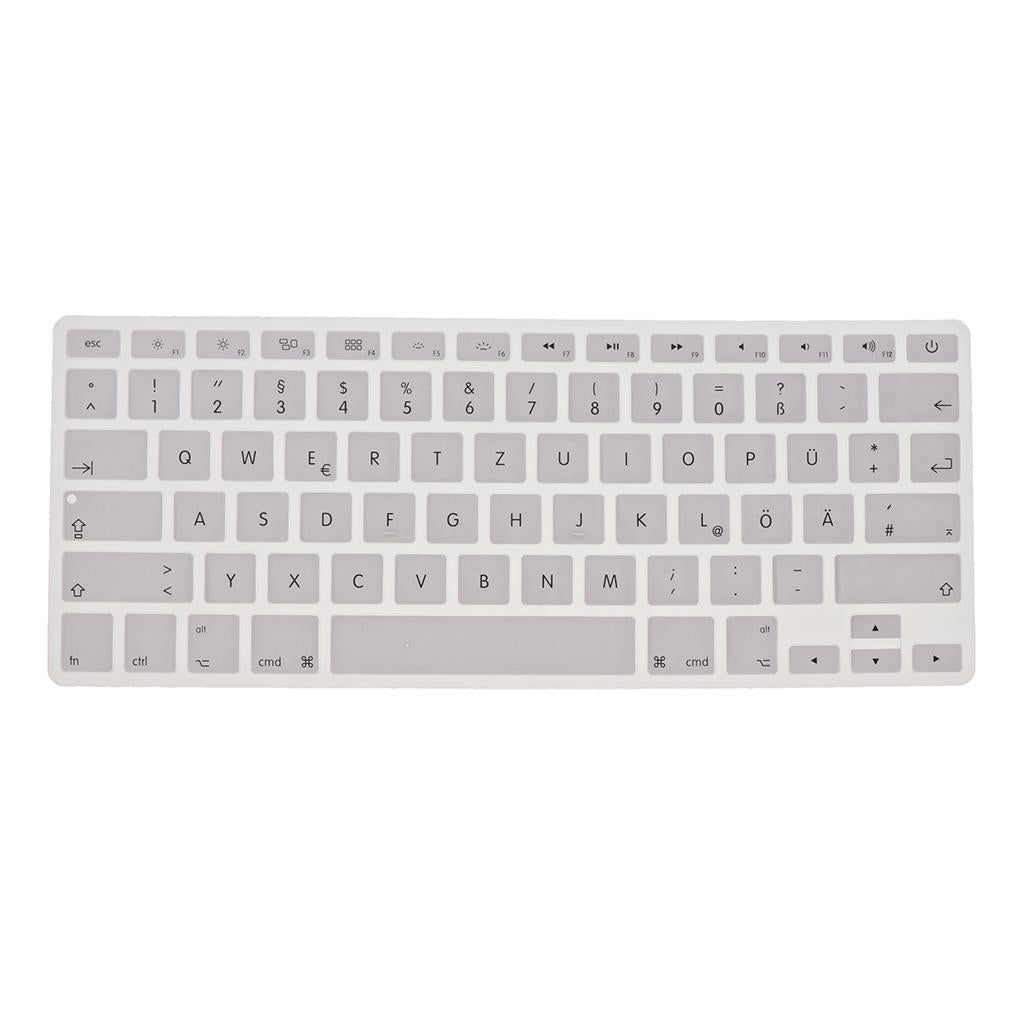 German Phonetic Keyboard Protective Film for 13/15inch Macbook   white