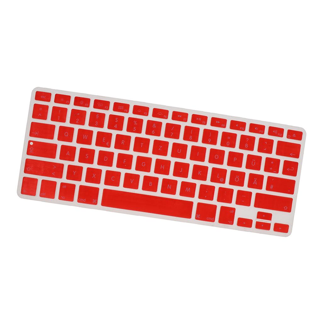 German Phonetic Keyboard Protective Film for 13/15inch Macbook   red