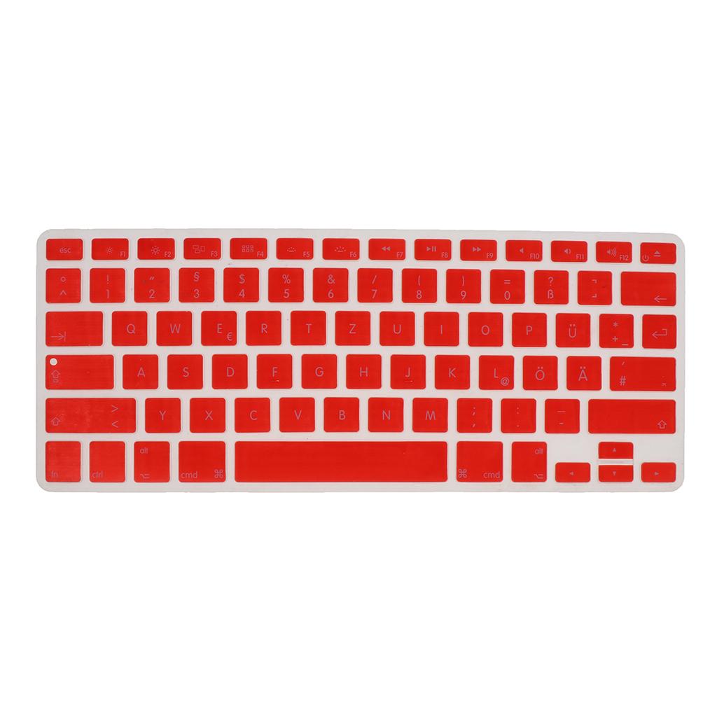 German Phonetic Keyboard Protective Film for 13/15inch Macbook   red