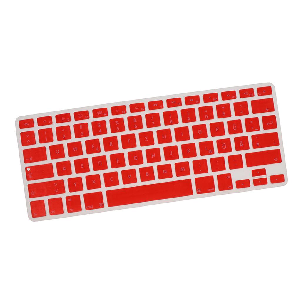 German Phonetic Keyboard Protective Film for 13/15inch Macbook   red