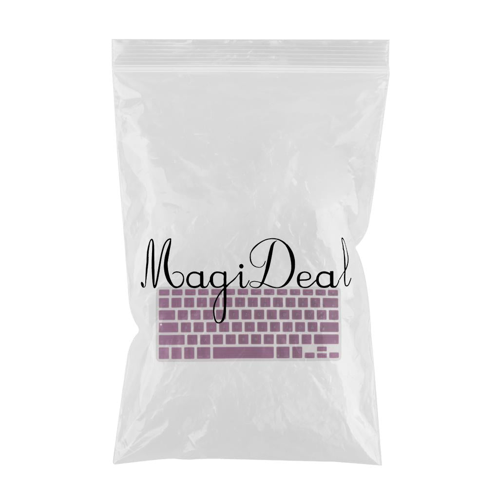 German Phonetic Keyboard Protective Film for 13/15inch Macbook   purple