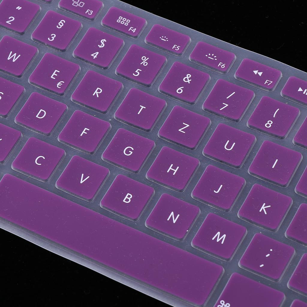 German Phonetic Keyboard Protective Film for 13/15inch Macbook   purple