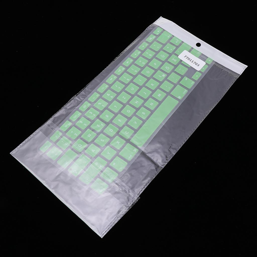 German Phonetic Keyboard Protective Film for 13/15inch Macbook   green