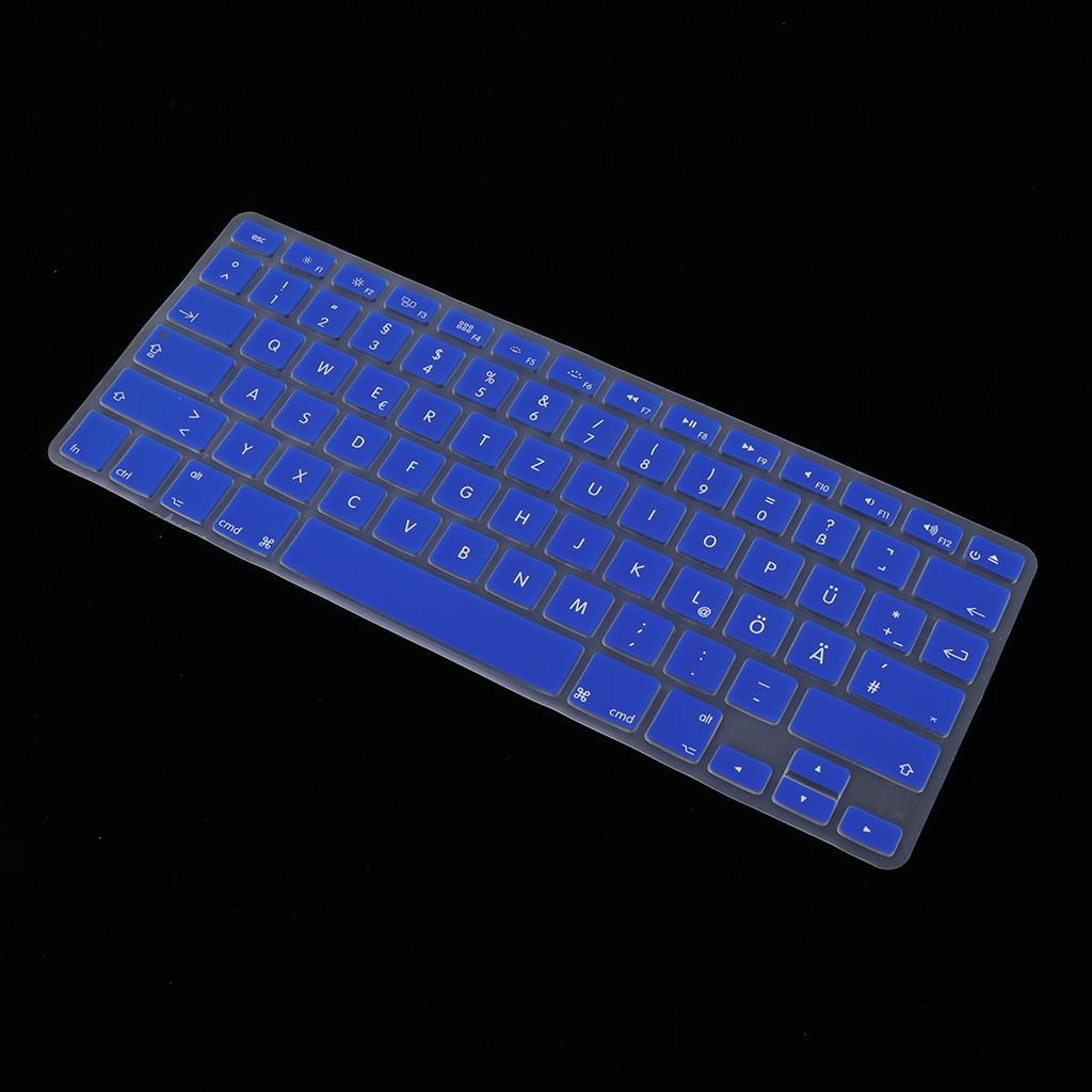 German Phonetic Keyboard Protective Film for 13/15inch Macbook   blue