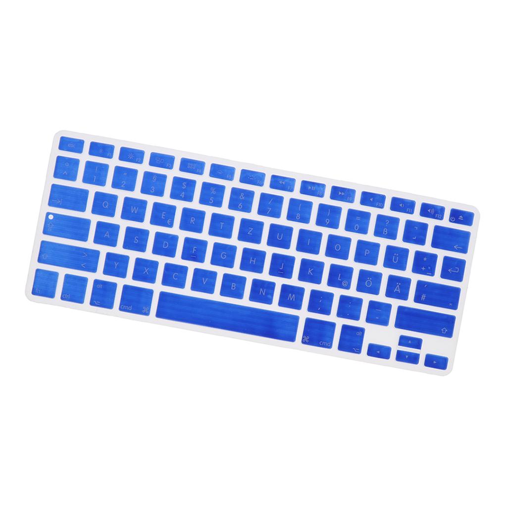 German Phonetic Keyboard Protective Film for 13/15inch Macbook   blue