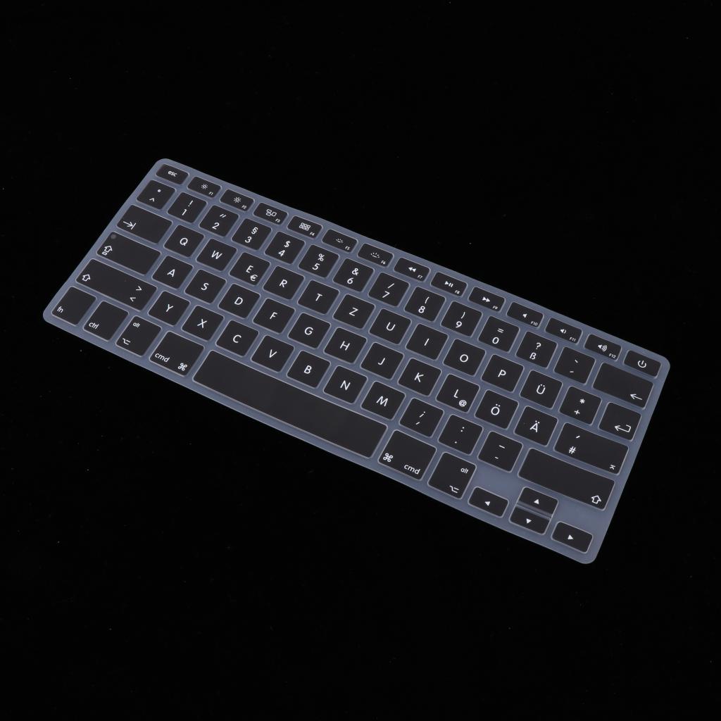 German Phonetic Keyboard Protective Film for 13/15inch Macbook   black