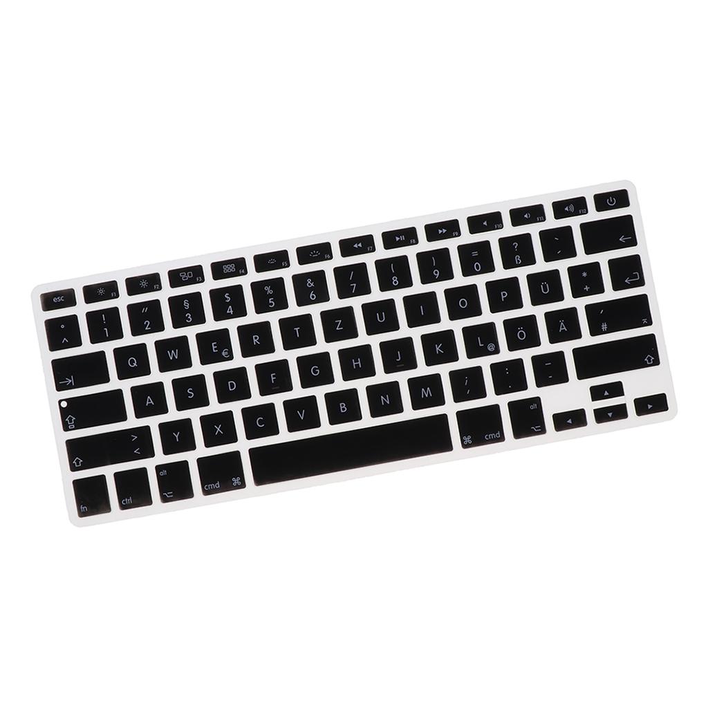 German Phonetic Keyboard Protective Film for 13/15inch Macbook   black