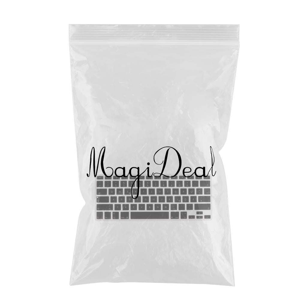 German Phonetic Keyboard Protective Film for 13/15inch Macbook   black