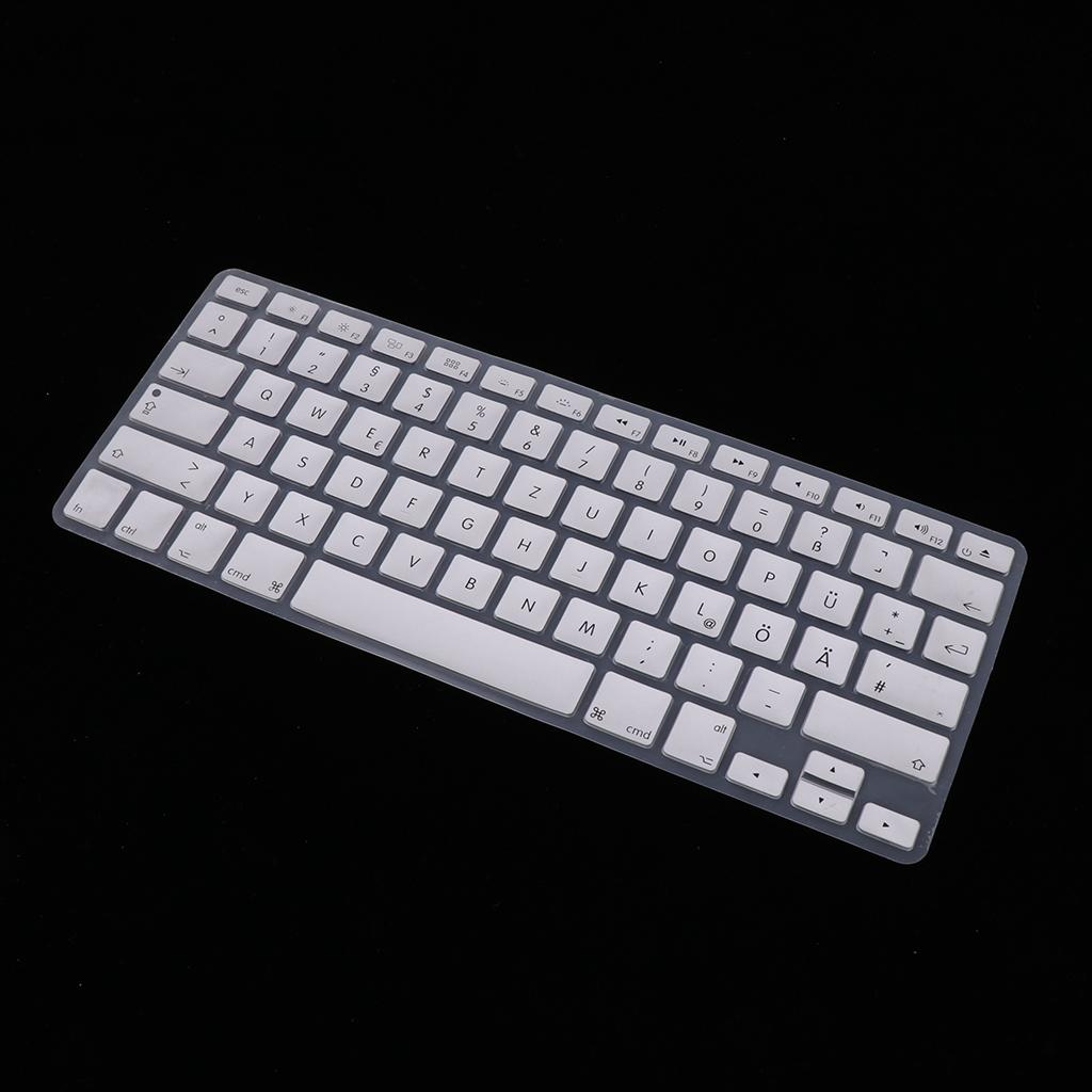 German Phonetic Keyboard Protective Film for 13/15inch Macbook   silver gray