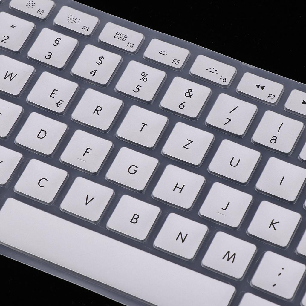 German Phonetic Keyboard Protective Film for 13/15inch Macbook   silver gray