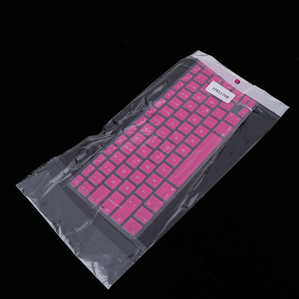 German Phonetic Keyboard Protective Film for 13/15inch Macbook   rose red