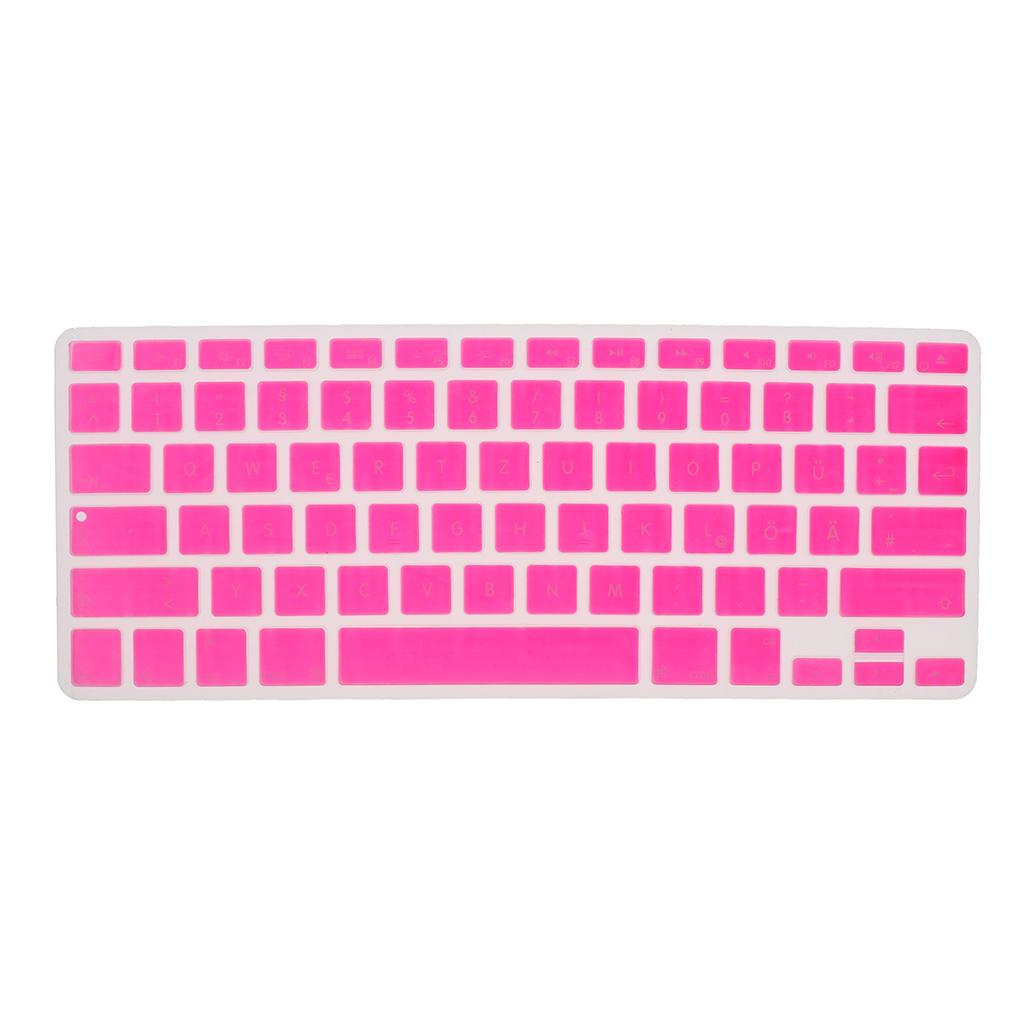 German Phonetic Keyboard Protective Film for 13/15inch Macbook   rose red