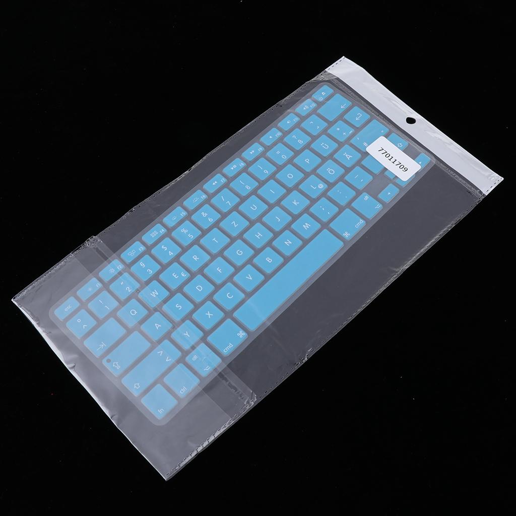 German Phonetic Keyboard Protective Film for 13/15inch Macbook   light blue