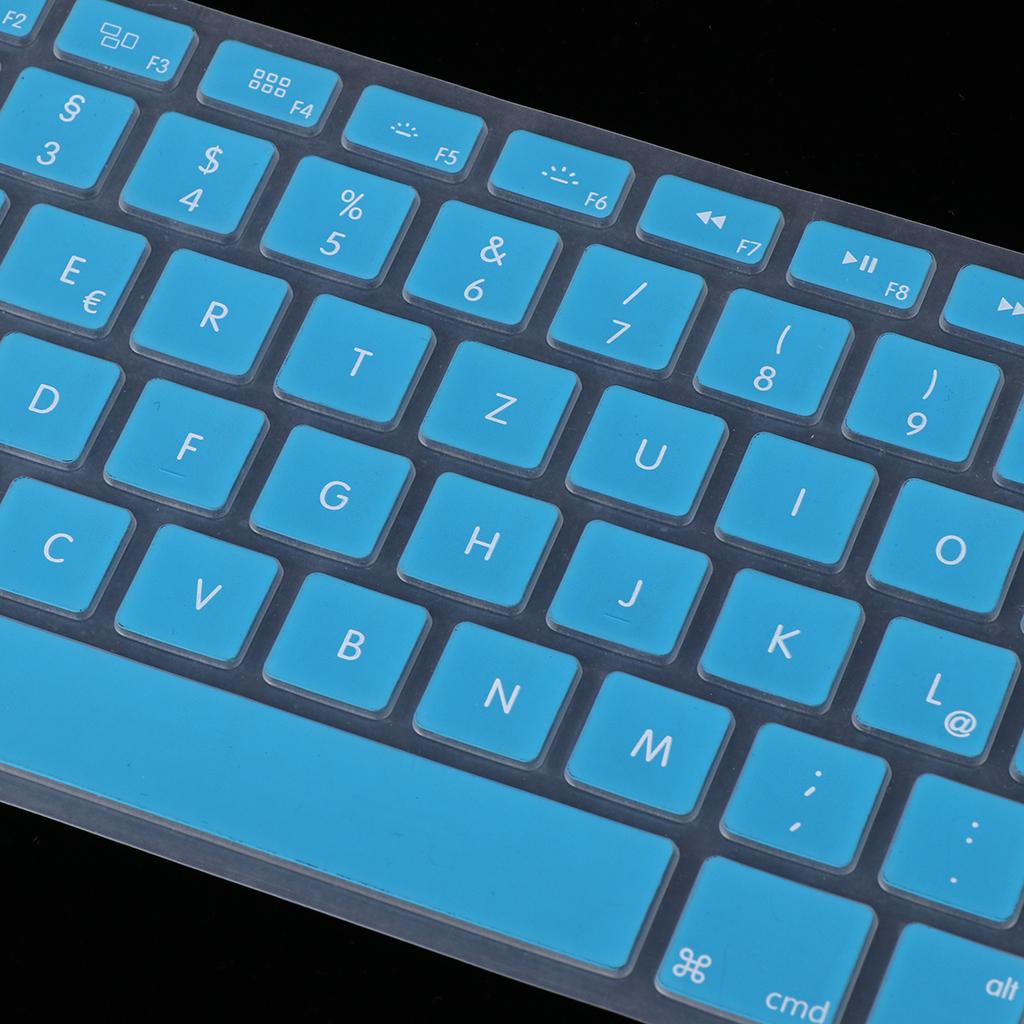 German Phonetic Keyboard Protective Film for 13/15inch Macbook   light blue