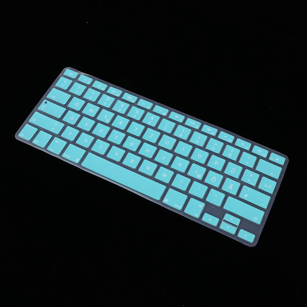 German Phonetic Keyboard Protective Film for 13/15inch Macbook   white blue