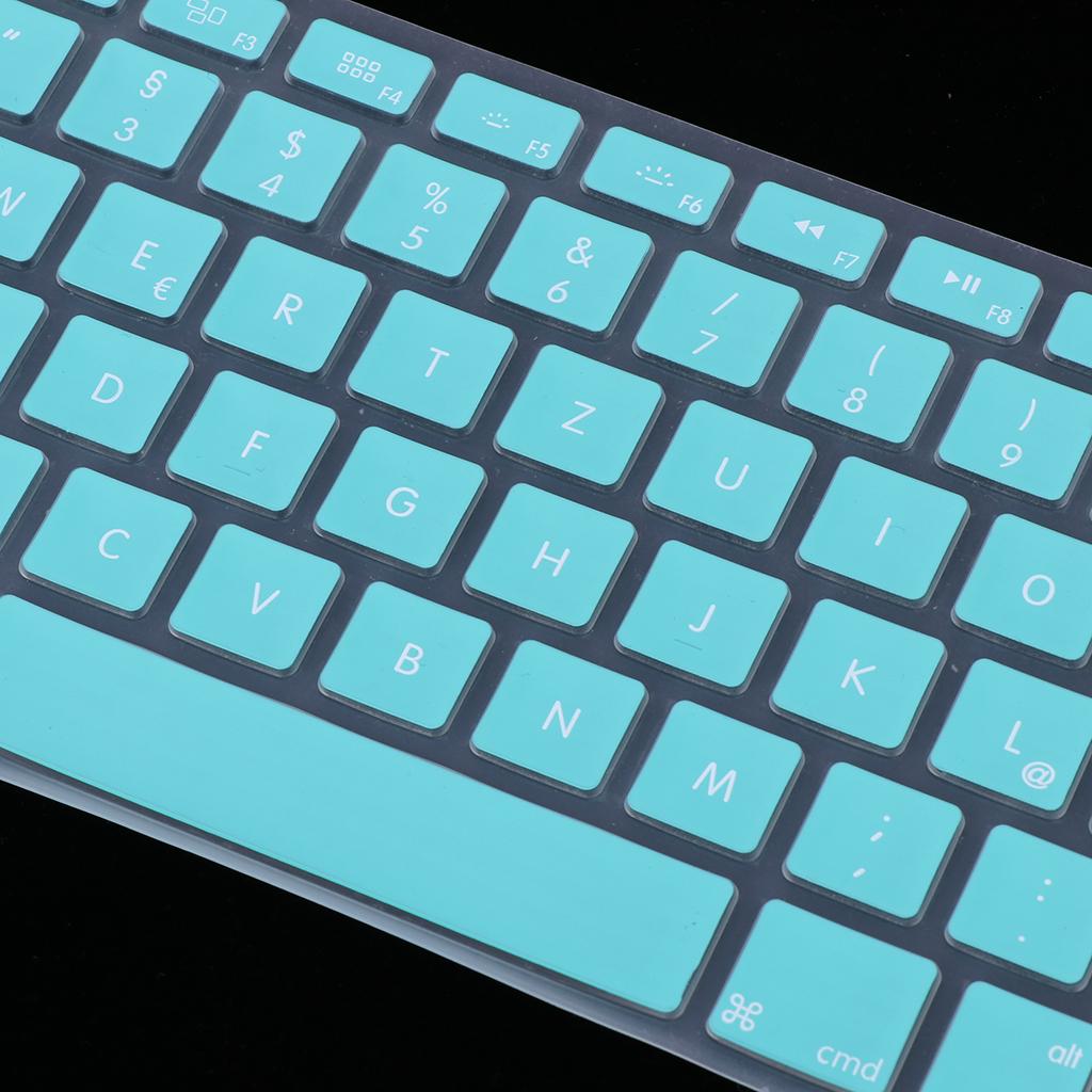 German Phonetic Keyboard Protective Film for 13/15inch Macbook   white blue