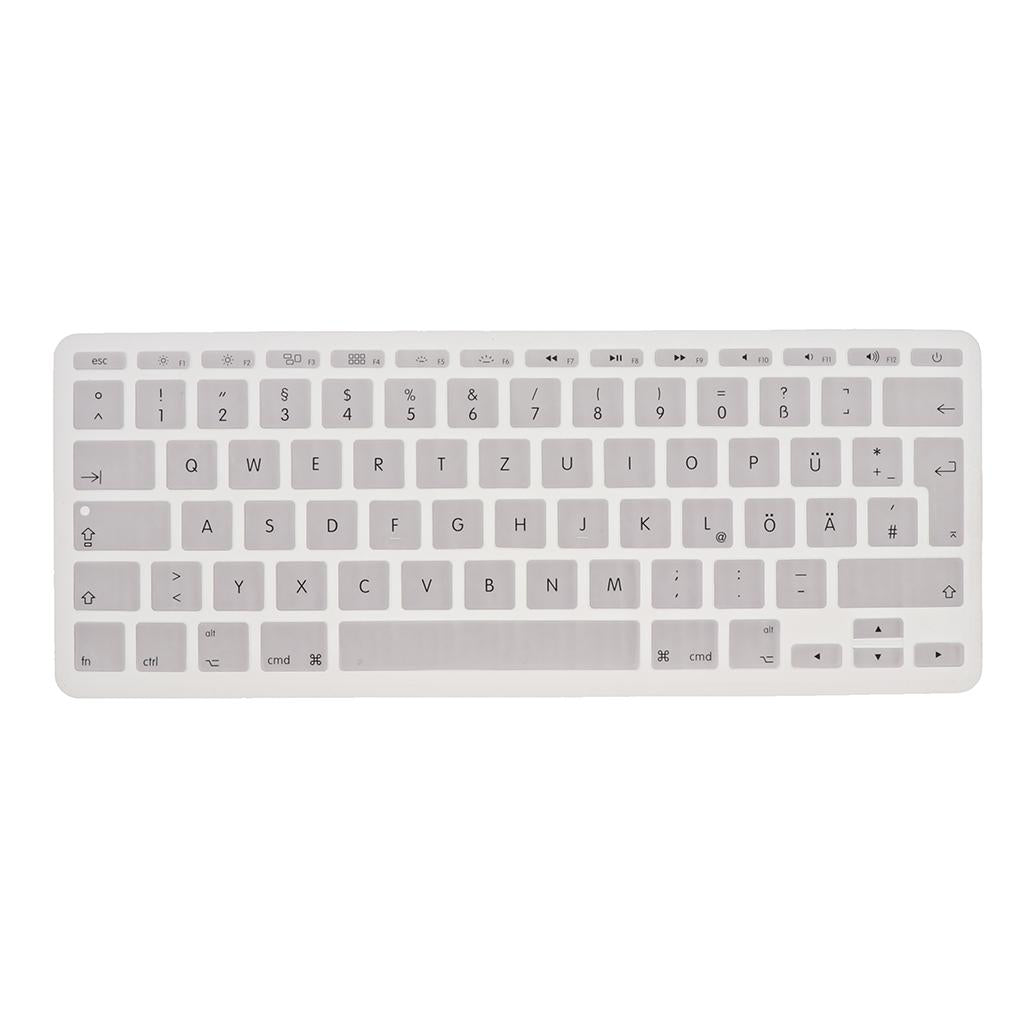 German Phonetic Keyboard Film Cover for European 11inch Macbook white