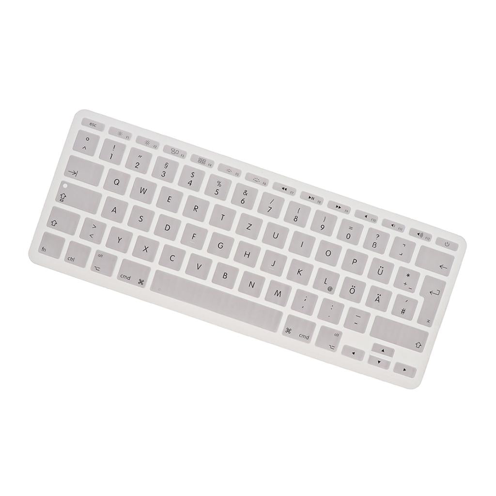 German Phonetic Keyboard Film Cover for European 11inch Macbook white