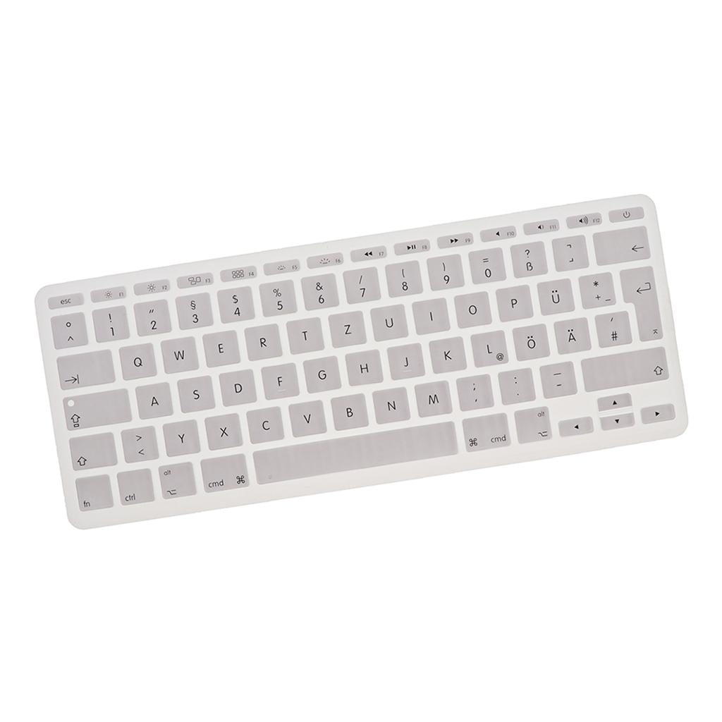 German Phonetic Keyboard Film Cover for European 11inch Macbook white