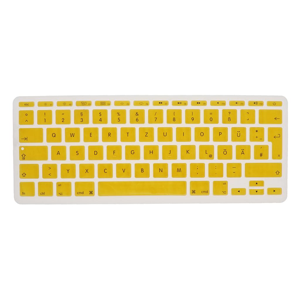 German Phonetic Keyboard Film Cover for European 11inch Macbook yellow