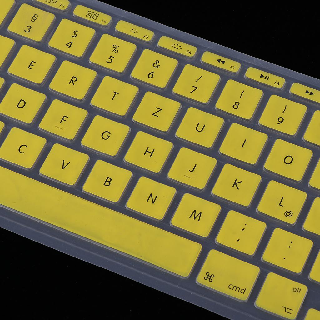 German Phonetic Keyboard Film Cover for European 11inch Macbook yellow