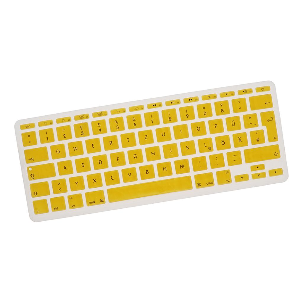 German Phonetic Keyboard Film Cover for European 11inch Macbook yellow