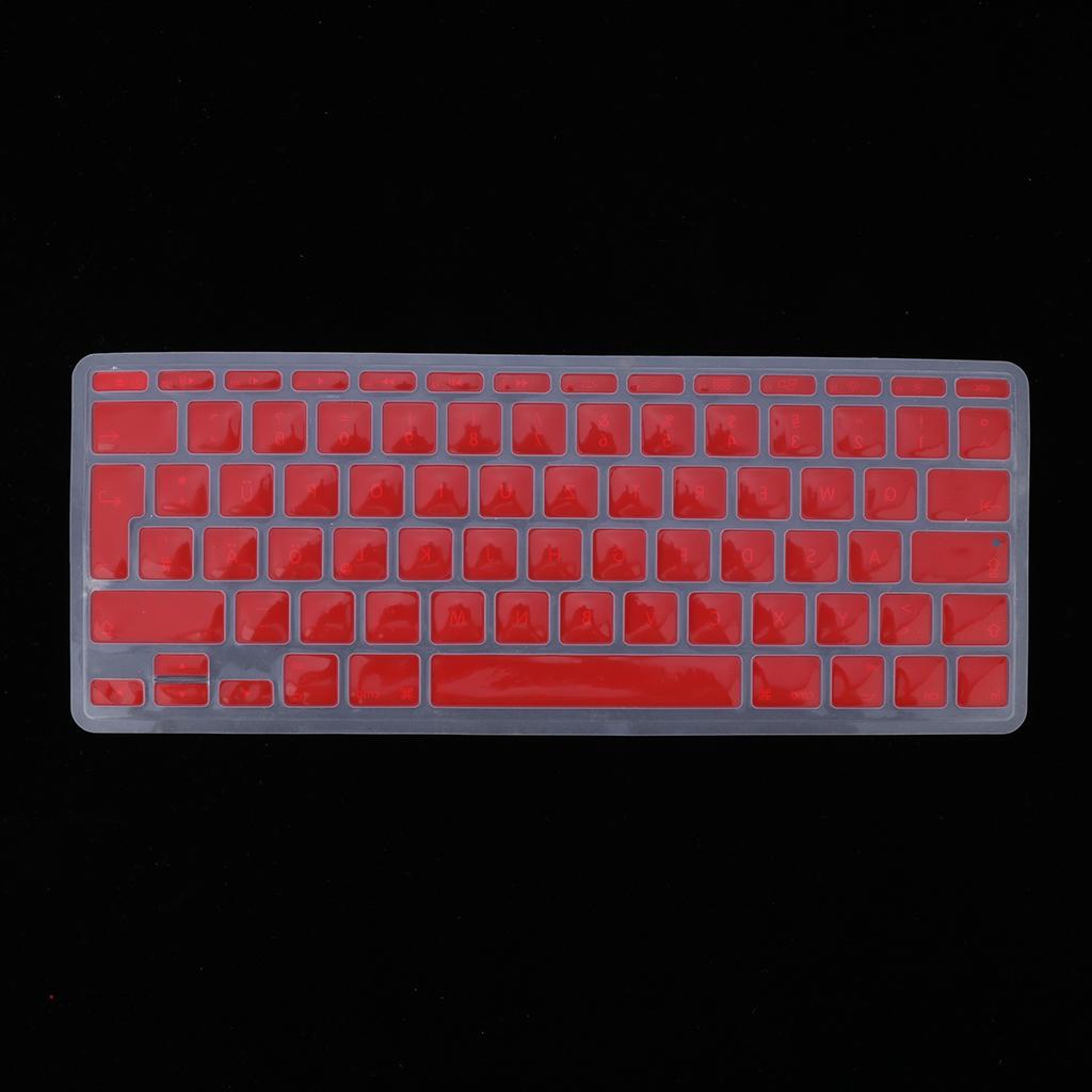 German Phonetic Keyboard Film Cover for European 11inch Macbook red