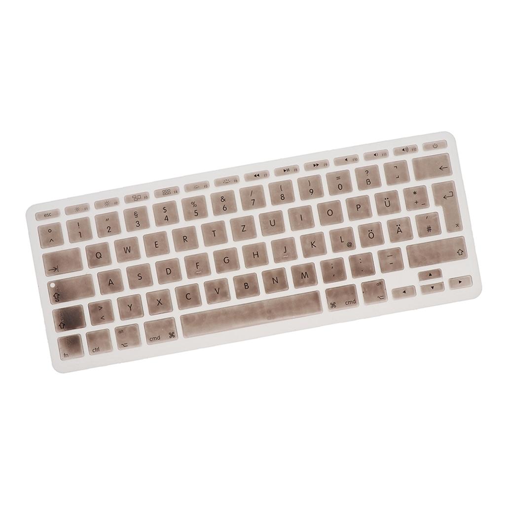 German Phonetic Keyboard Film Cover for European 11inch Macbook gold