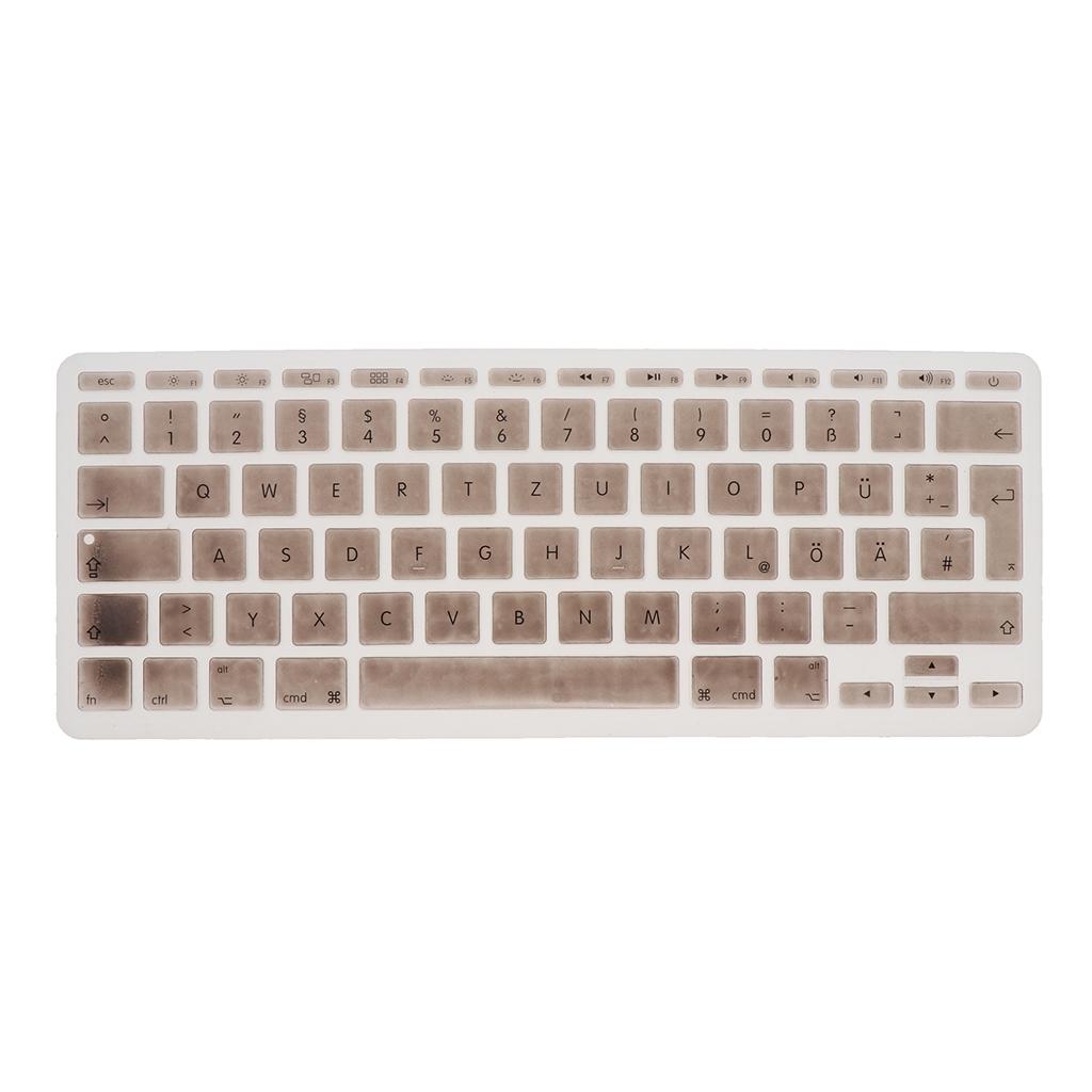 German Phonetic Keyboard Film Cover for European 11inch Macbook gold