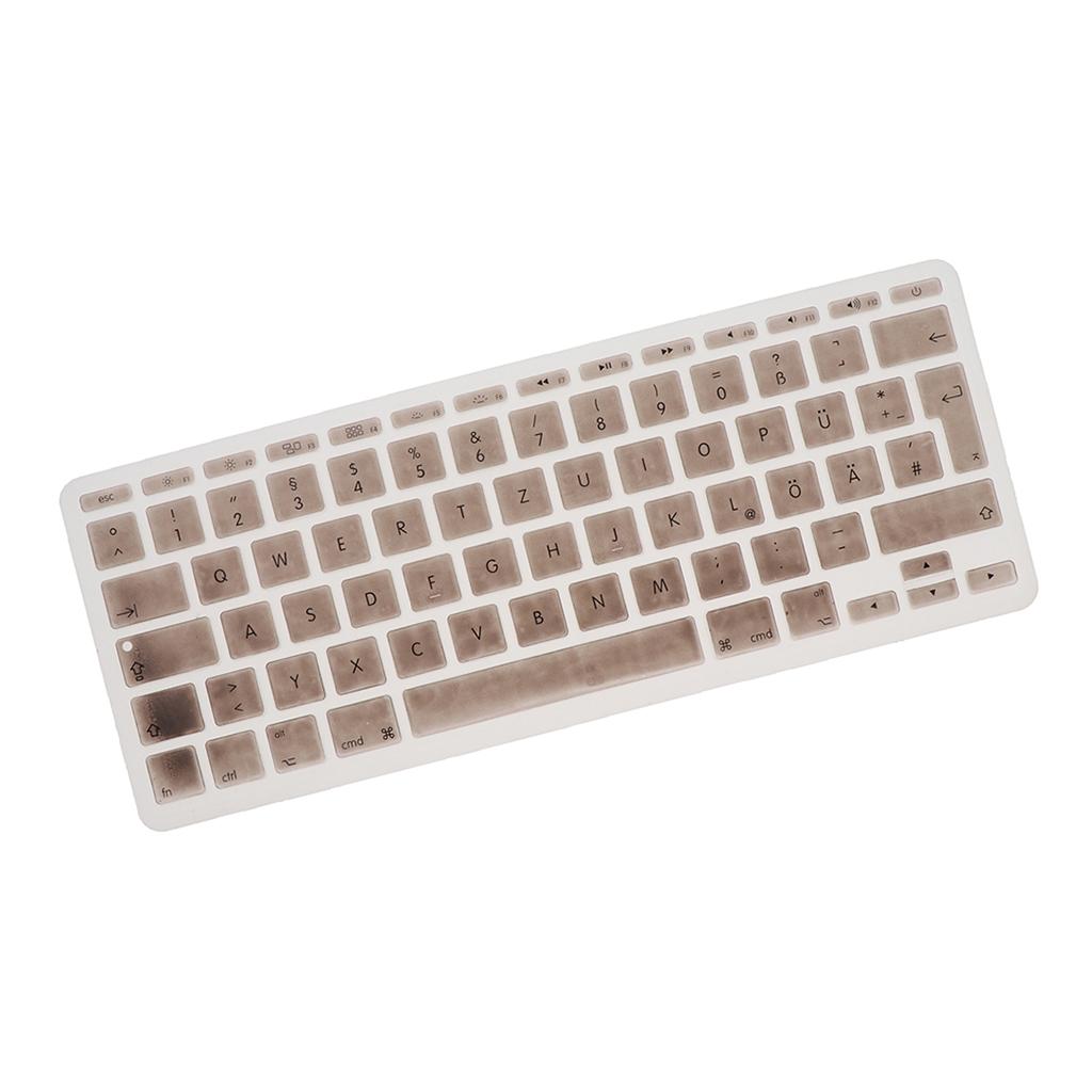 German Phonetic Keyboard Film Cover for European 11inch Macbook gold