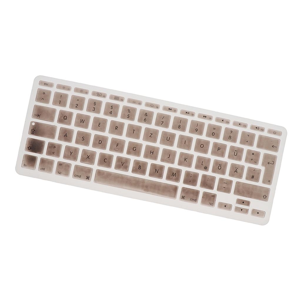 German Phonetic Keyboard Film Cover for European 11inch Macbook gold