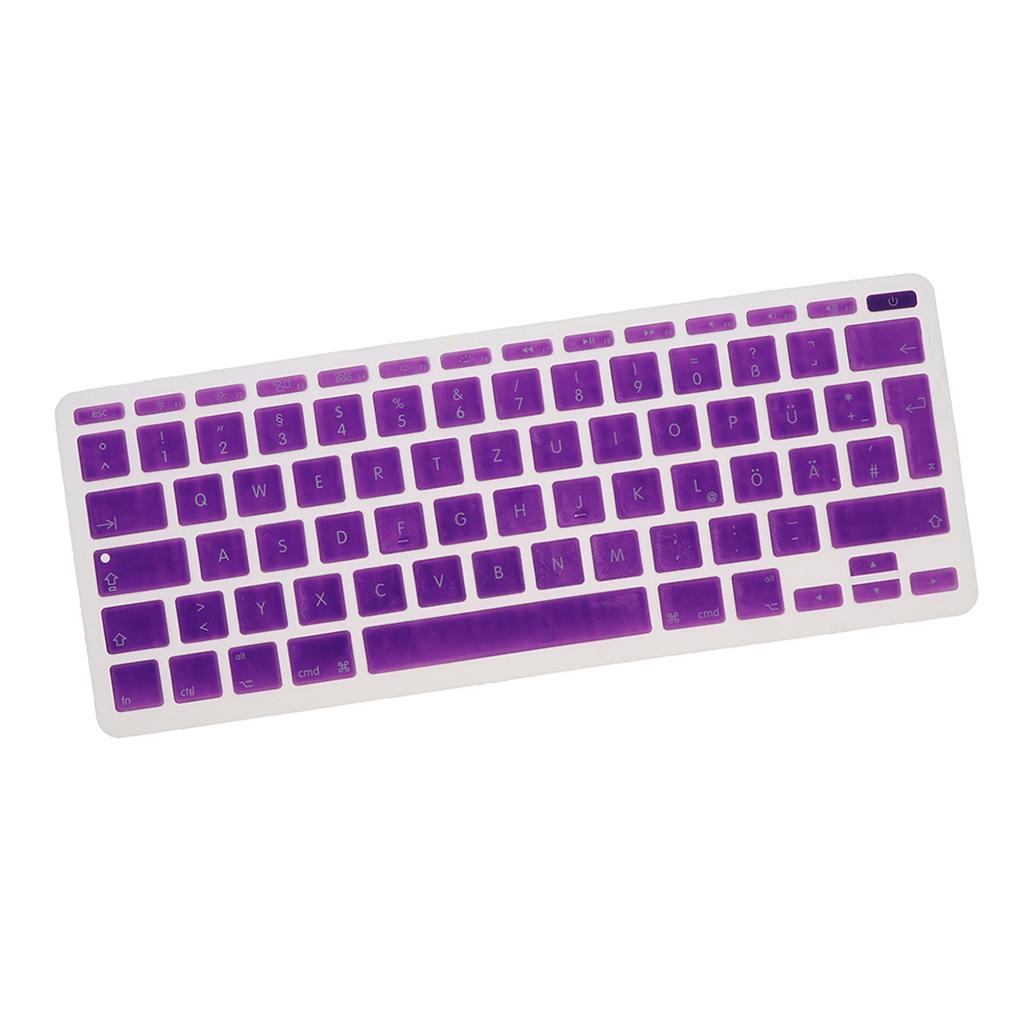 German Phonetic Keyboard Film Cover for European 11inch Macbook purple