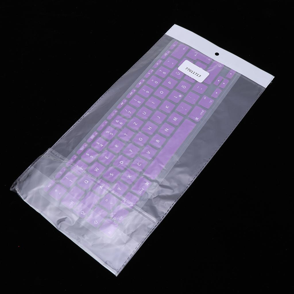 German Phonetic Keyboard Film Cover for European 11inch Macbook purple