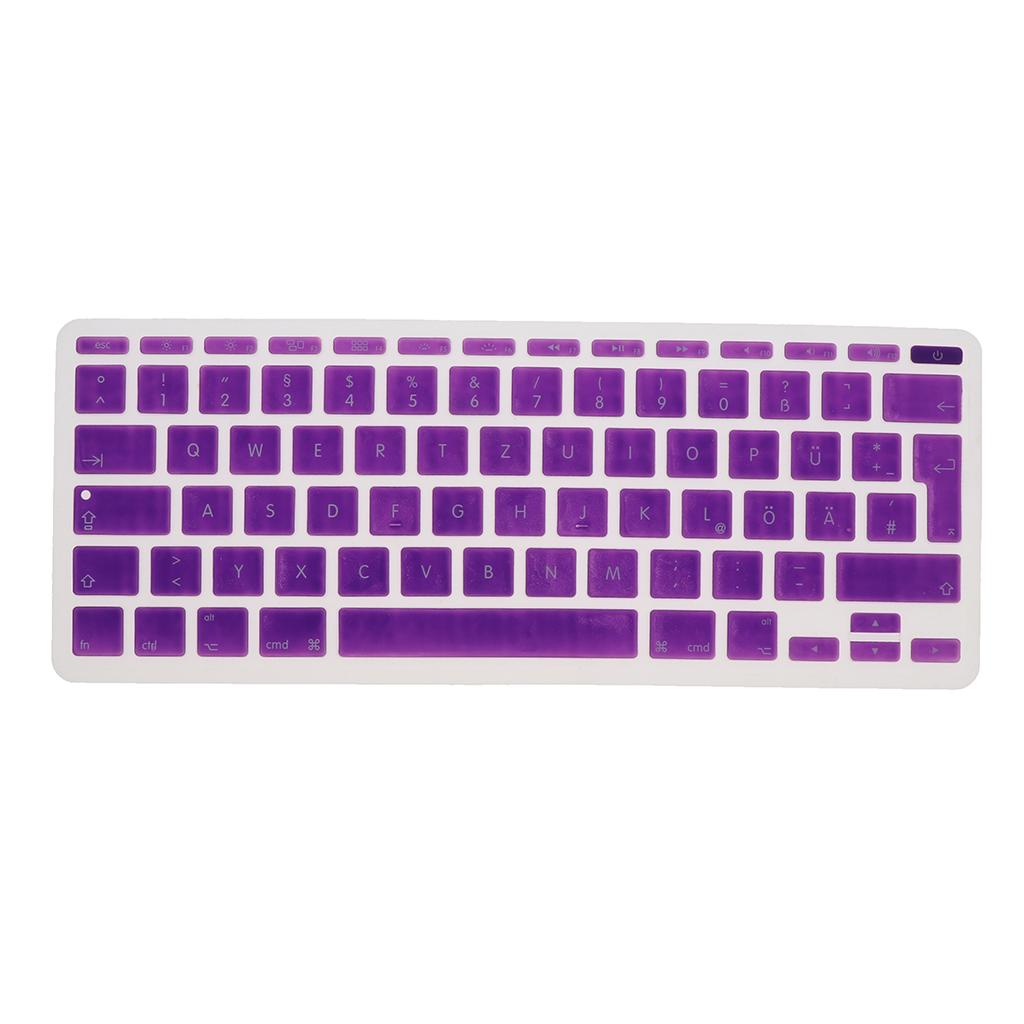 German Phonetic Keyboard Film Cover for European 11inch Macbook purple