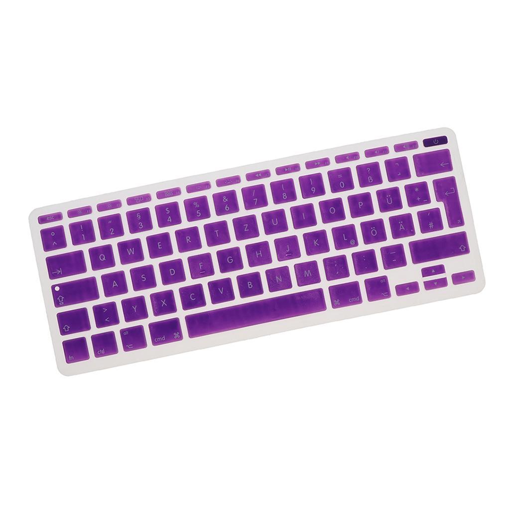 German Phonetic Keyboard Film Cover for European 11inch Macbook purple