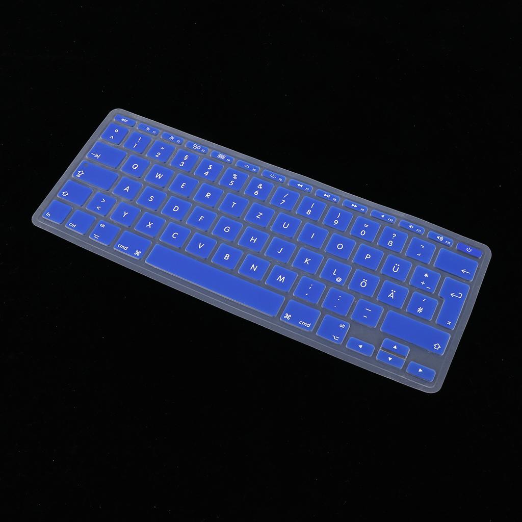 German Phonetic Keyboard Film Cover for European 11inch Macbook blue