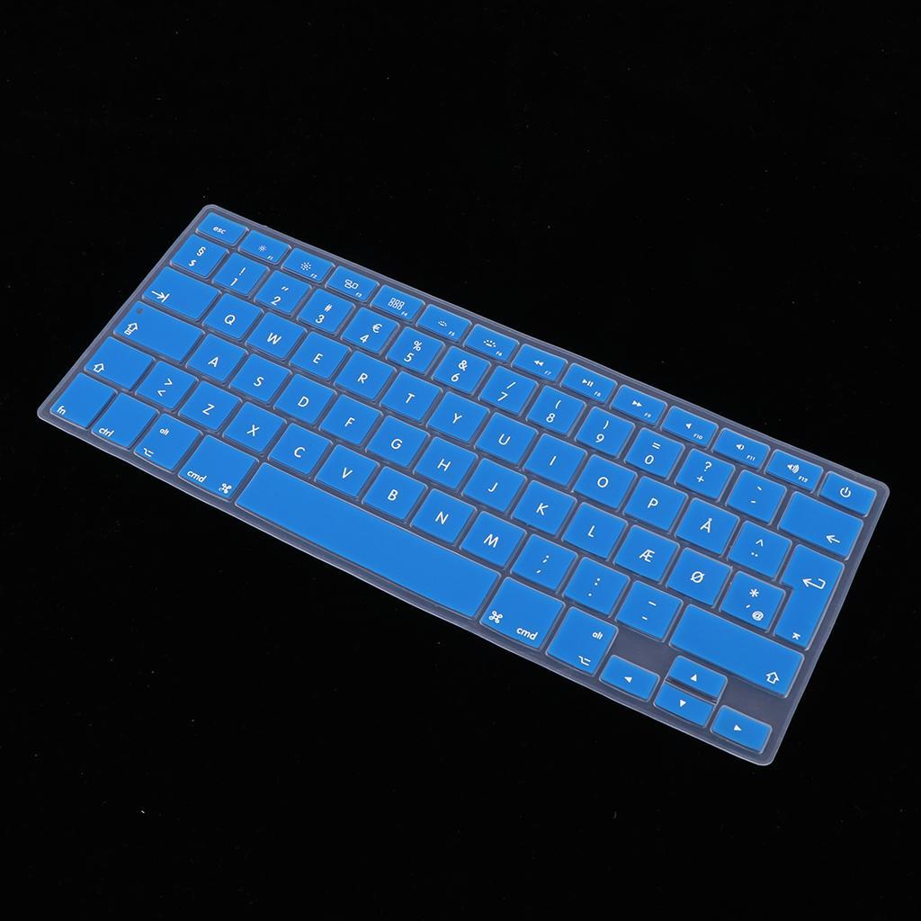 Danish 12 Keyboard Protective Film for 13.3 inch 15pro Macbook blue