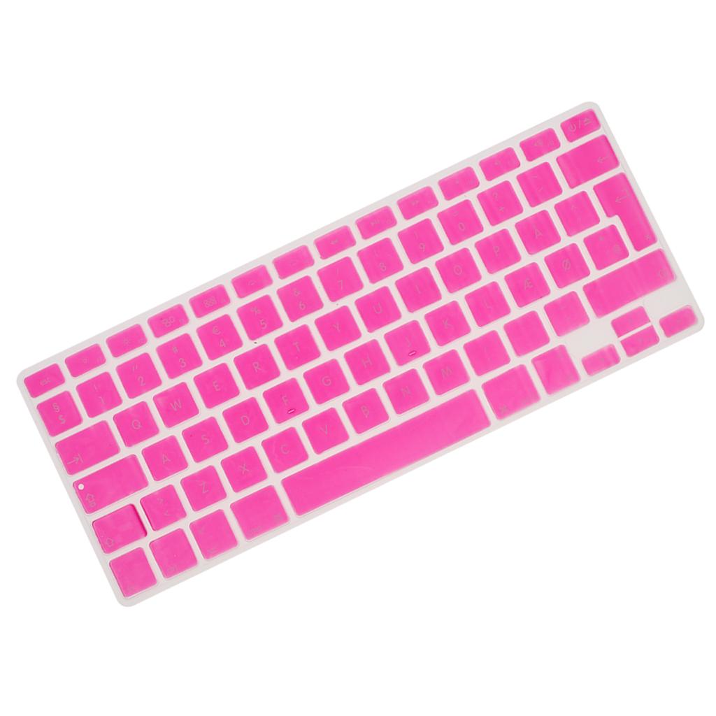 Danish 12 Keyboard Protective Film for 13.3 inch 15pro Macbook rose red