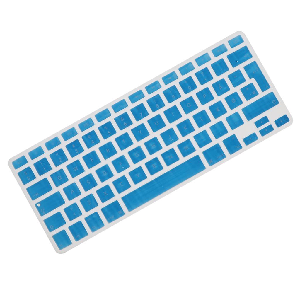 Danish 12 Keyboard Protective Film for 13.3 inch 15pro Macbook light blue