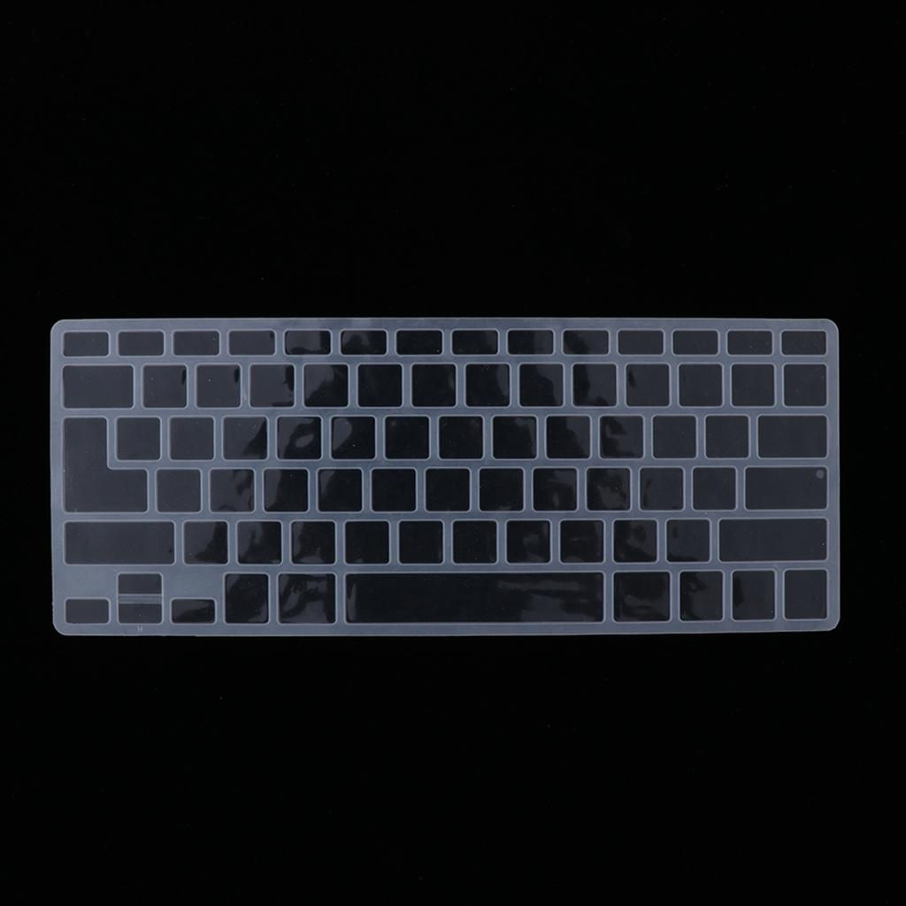 Hebrew English Silicone Keyboard Cover Skin Protector for Macbook Black