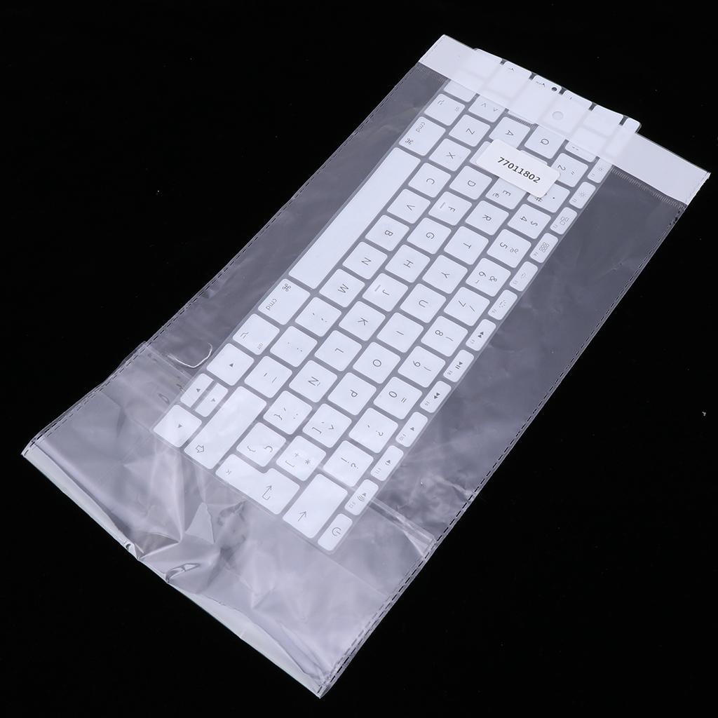 Spanish Phonetic Keyboard Protective Film for 12 inch Macbook white