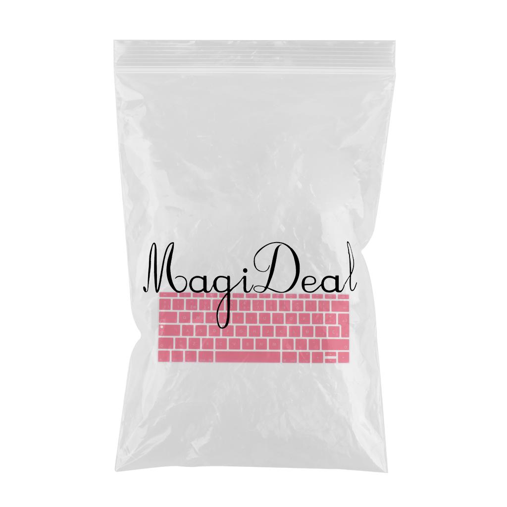 Spanish Phonetic Keyboard Protective Film for 12 inch Macbook pink