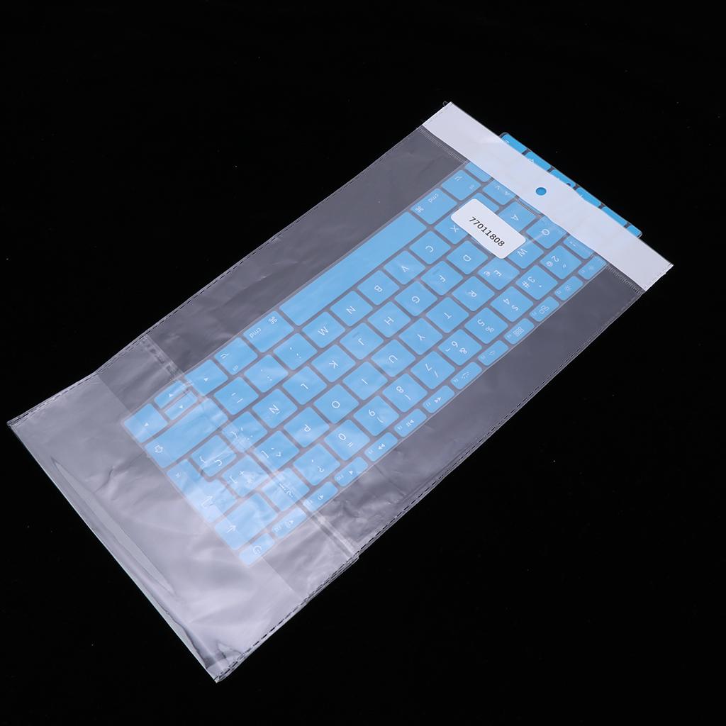 Spanish Phonetic Keyboard Protective Film for 12 inch Macbook light blue