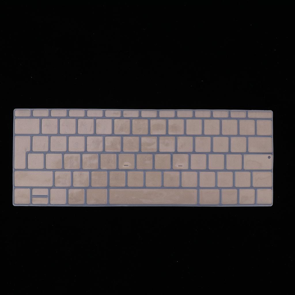 Spanish Phonetic Keyboard Protective Film for 12 inch Macbook gold