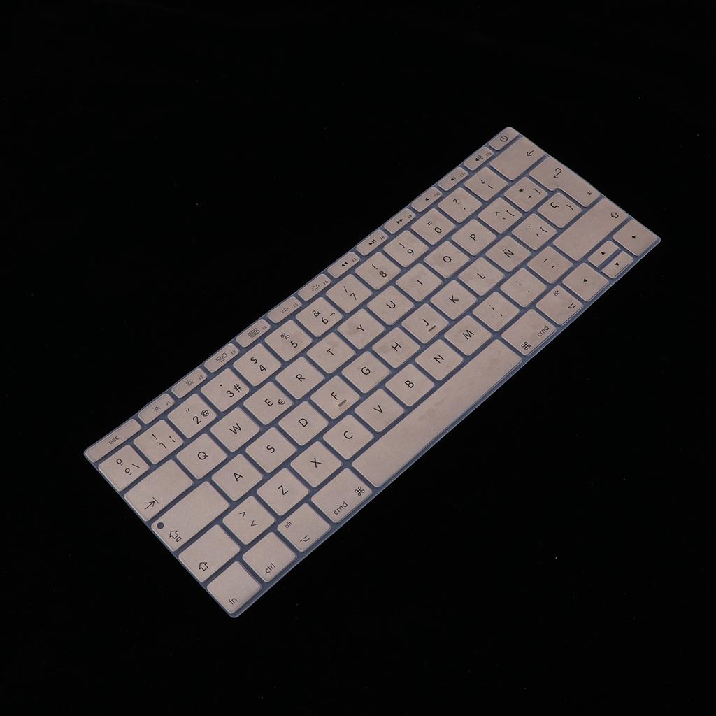 Spanish Phonetic Keyboard Protective Film for 12 inch Macbook gold