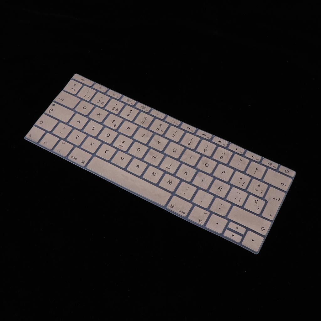 Spanish Phonetic Keyboard Protective Film for 12 inch Macbook gold