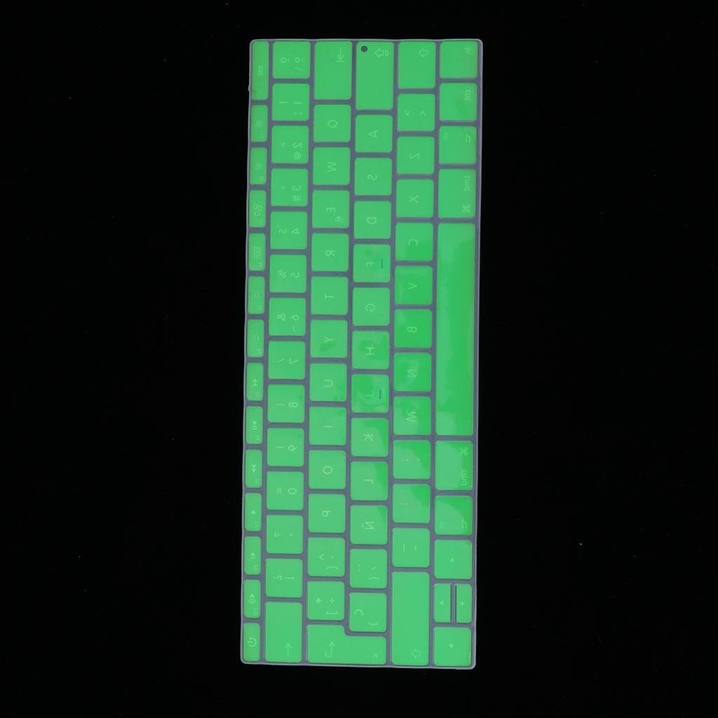 Spanish Phonetic Keyboard Protective Film for 12 inch Macbook green