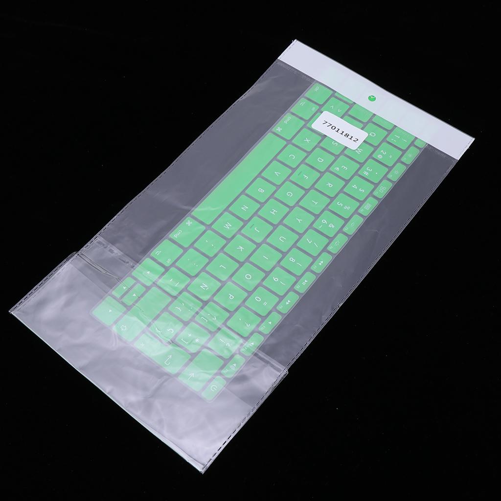 Spanish Phonetic Keyboard Protective Film for 12 inch Macbook green