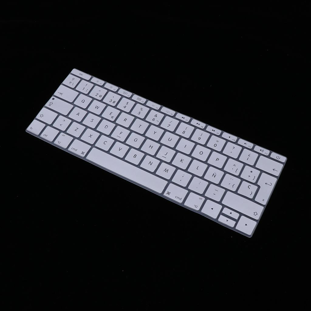 Spanish Phonetic Keyboard Protective Film for 12 inch Macbook silver