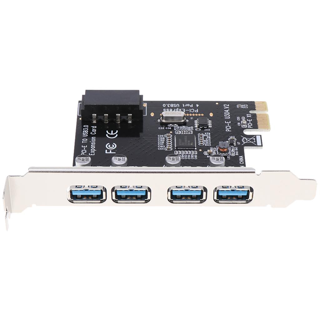 PCI Express PCIe USB 3.0 Hub Adapter Expansion Card for Windows 8.1